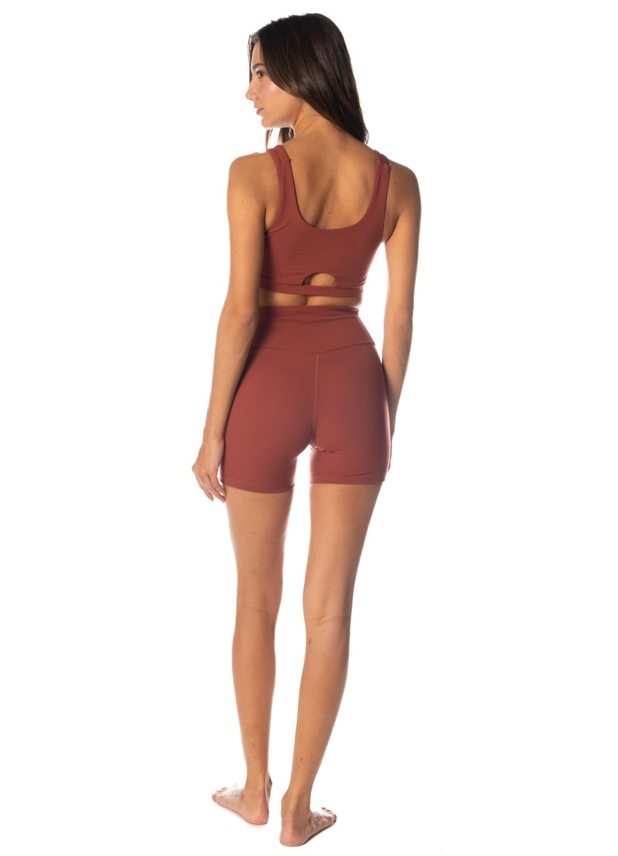 Maaji Floriated Blaze Blooming Heart High Rise Biker Short 2 Maaji Floriated Blaze Blooming Heart High Rise Biker Short