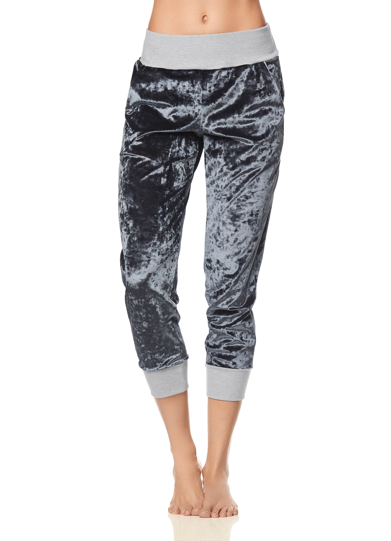 Maaji Hazy Velour Slate Travel Legging 2 Maaji Hazy Velour Slate Travel Legging