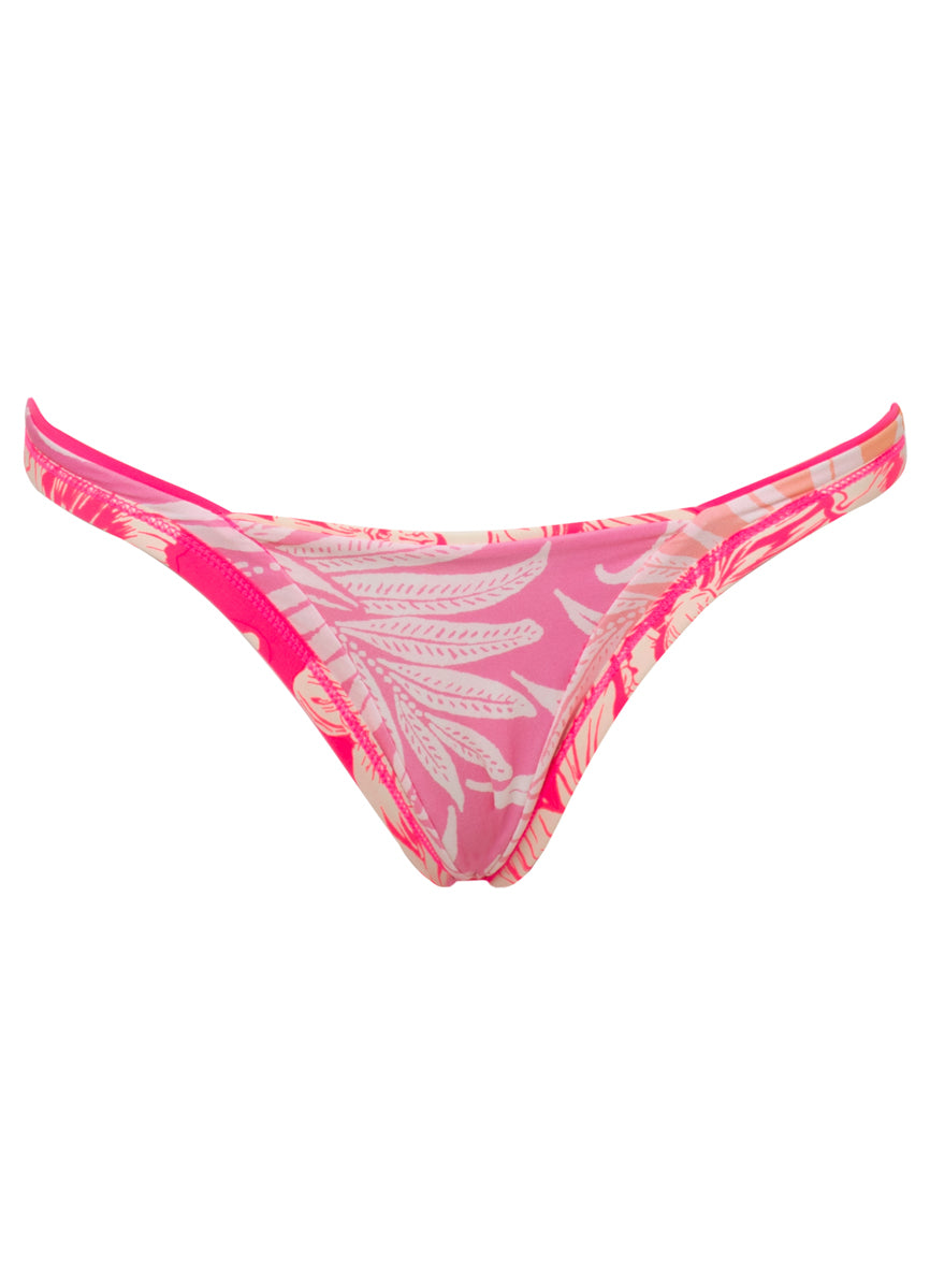 Maaji Pink Blossom Trinity Regular Rise V Front Bikini Bottom 6 Maaji Pink Blossom Trinity Regular Rise V Front Bikini Bottom