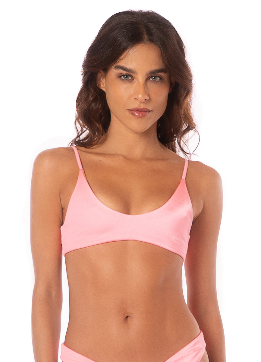 Maaji Orchid Pink Liberties Classic Bralette Bikini Top 3 Maaji Orchid Pink Liberties Classic Bralette Bikini Top