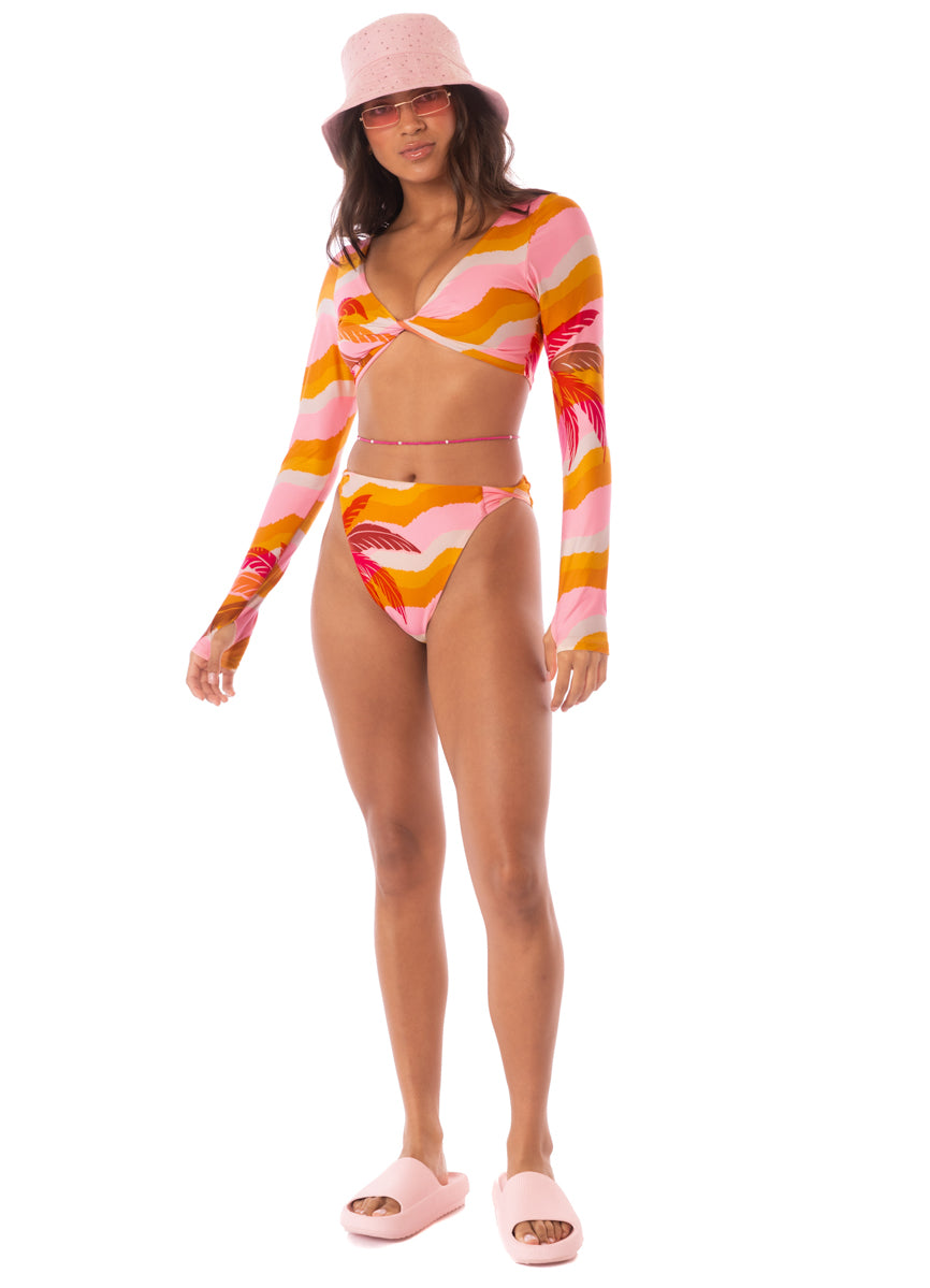 Maaji Paradiso Waves Chance High Rise Thin Side Bikini Bottom 5 Maaji Paradiso Waves Chance High Rise Thin Side Bikini Bottom