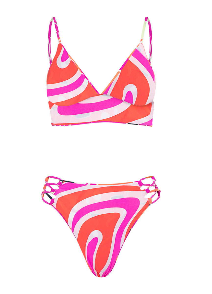 Maaji Jungle Reef Applauses High Rise Lace Up Bikini Bottom 5 Maaji Jungle Reef Applauses High Rise Lace Up Bikini Bottom