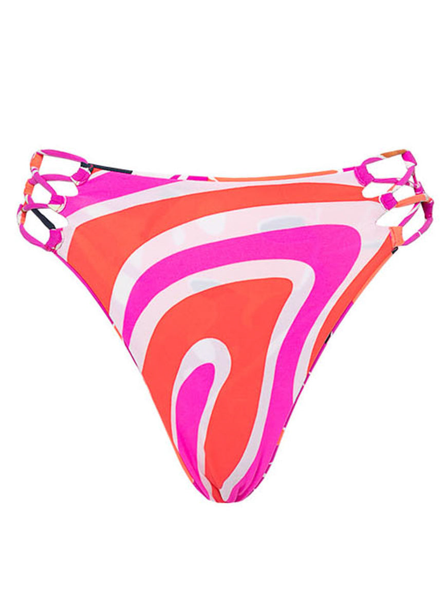 Maaji Jungle Reef Applauses High Rise Lace Up Bikini Bottom 6 Maaji Jungle Reef Applauses High Rise Lace Up Bikini Bottom