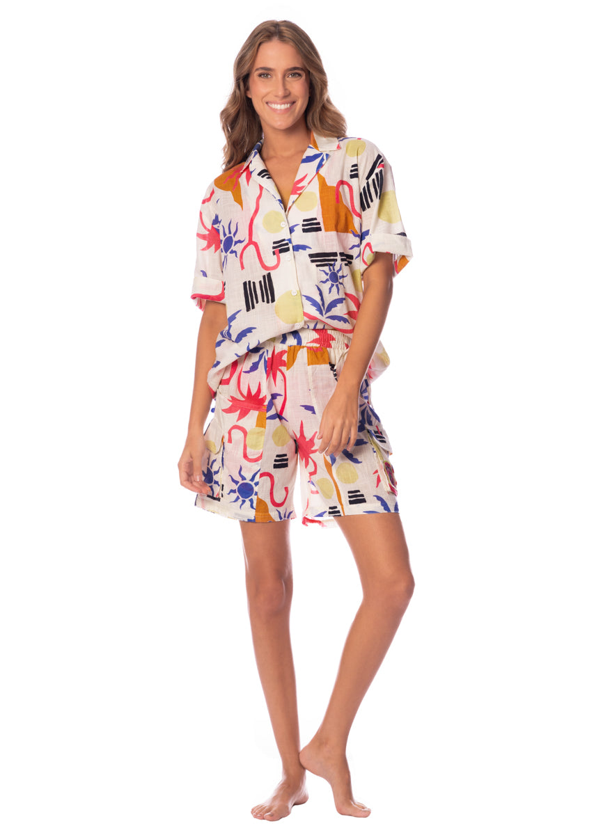 Maaji Venice Beach Sundown Long Shirt 1 Maaji Venice Beach Sundown Long Shirt