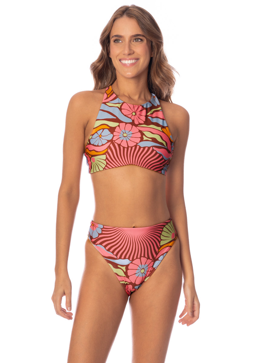 Maaji Pattern Scope Sully High Rise Classic Bikini Bottom 2 Maaji Pattern Scope Sully High Rise Classic Bikini Bottom