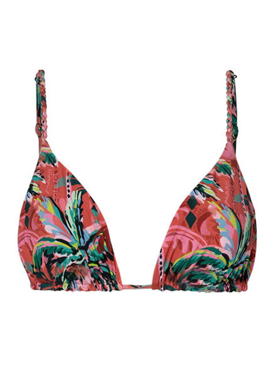 Maaji Flame Palms Upbraid Sliding Triangle Bikini Top 6 Maaji Flame Palms Upbraid Sliding Triangle Bikini Top