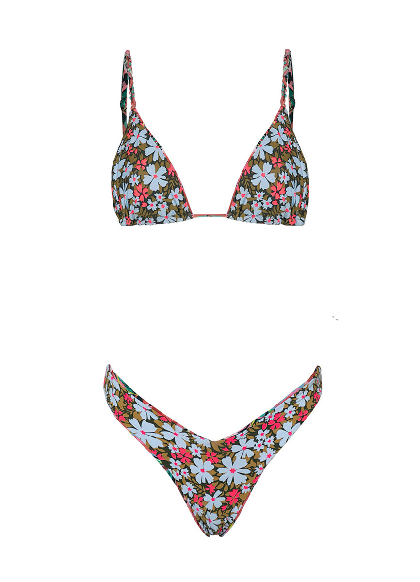Maaji Flame Palms Upbraid Sliding Triangle Bikini Top 9 Maaji Flame Palms Upbraid Sliding Triangle Bikini Top