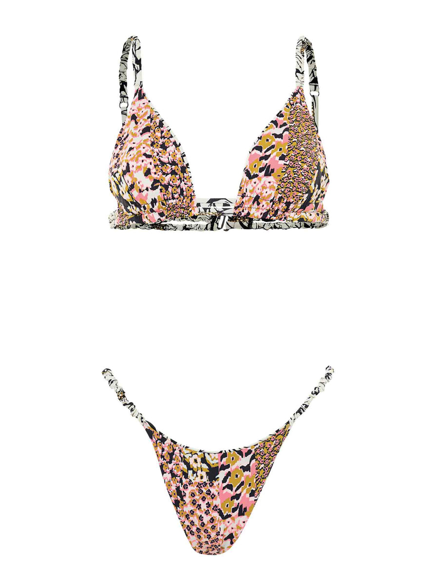 Maaji Daisy Floral Lydia Sliding Triangle Bikini Top 6 Maaji Daisy Floral Lydia Sliding Triangle Bikini Top
