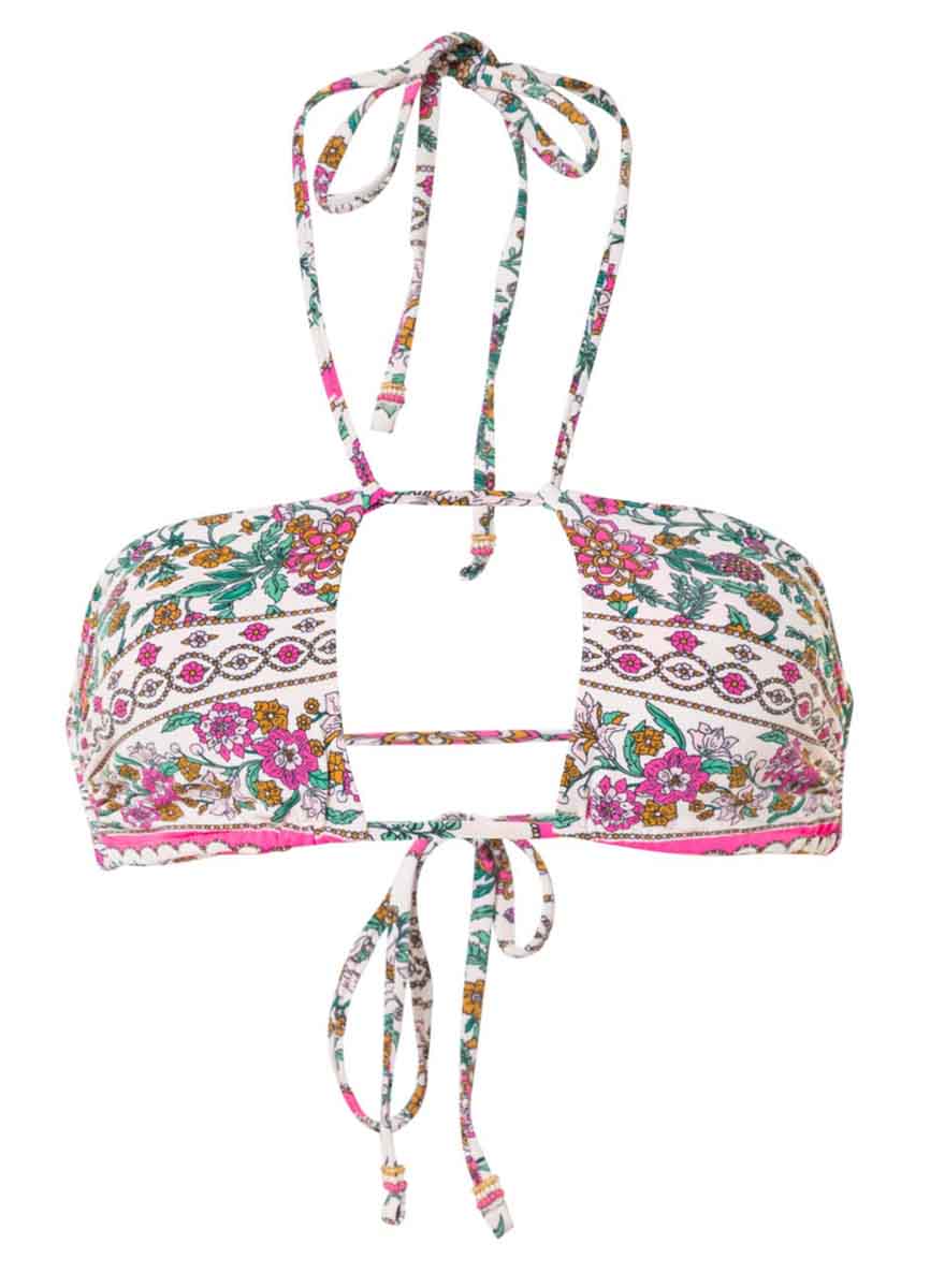 Maaji Ornamental Vintage Ronnie Strapless Bandeau Bikini Top 5 Maaji Ornamental Vintage Ronnie Strapless Bandeau Bikini Top