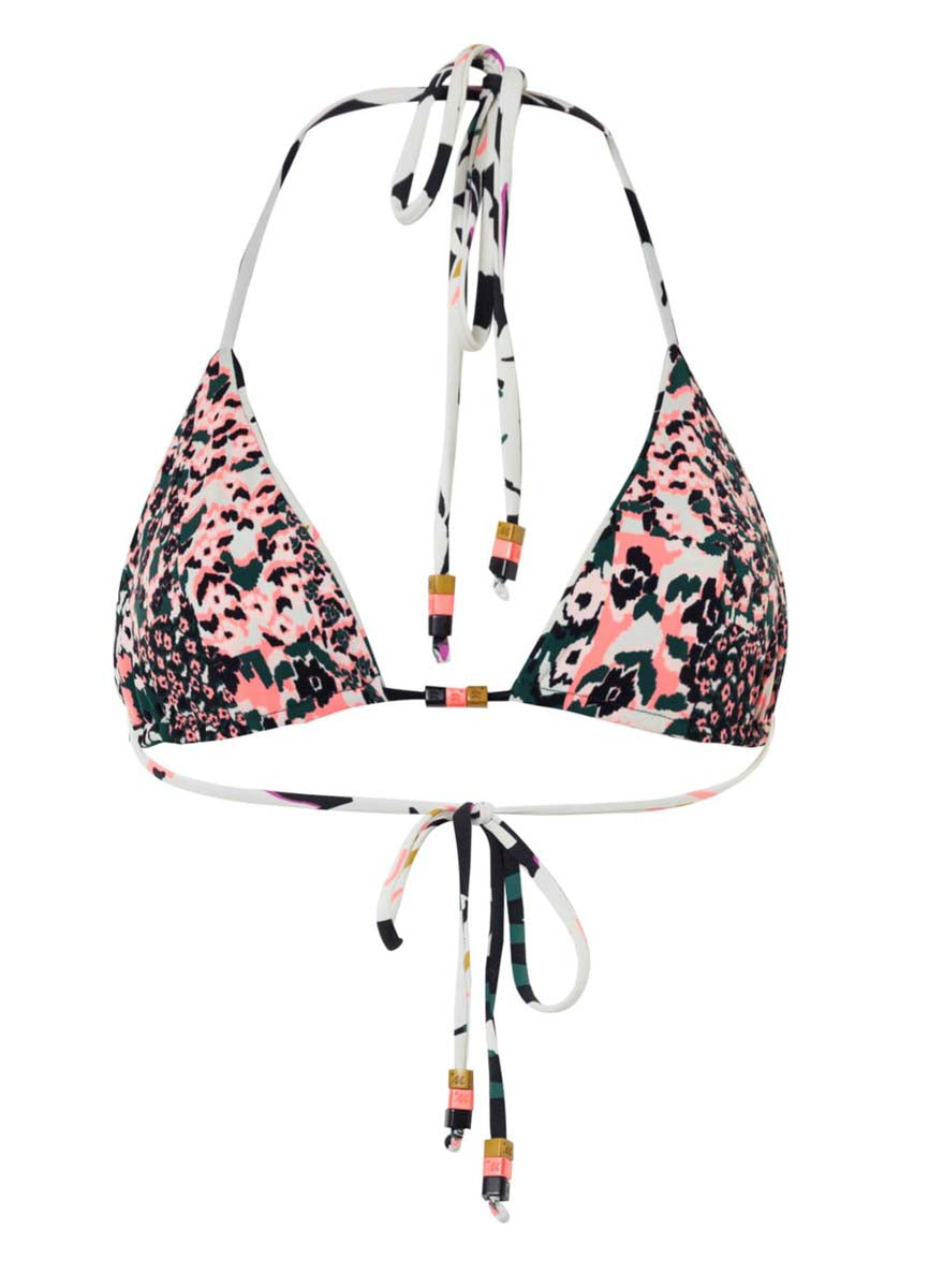 Maaji Tropical Leaves Balmy Sliding Triangle Bikini Top 6 Maaji Tropical Leaves Balmy Sliding Triangle Bikini Top