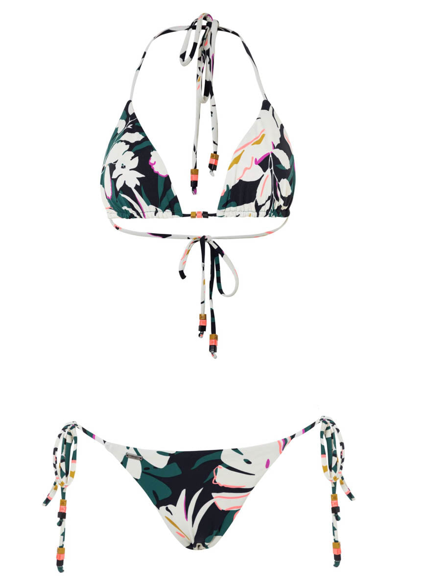 Maaji Tropical Leaves Balmy Sliding Triangle Bikini Top 7 Maaji Tropical Leaves Balmy Sliding Triangle Bikini Top