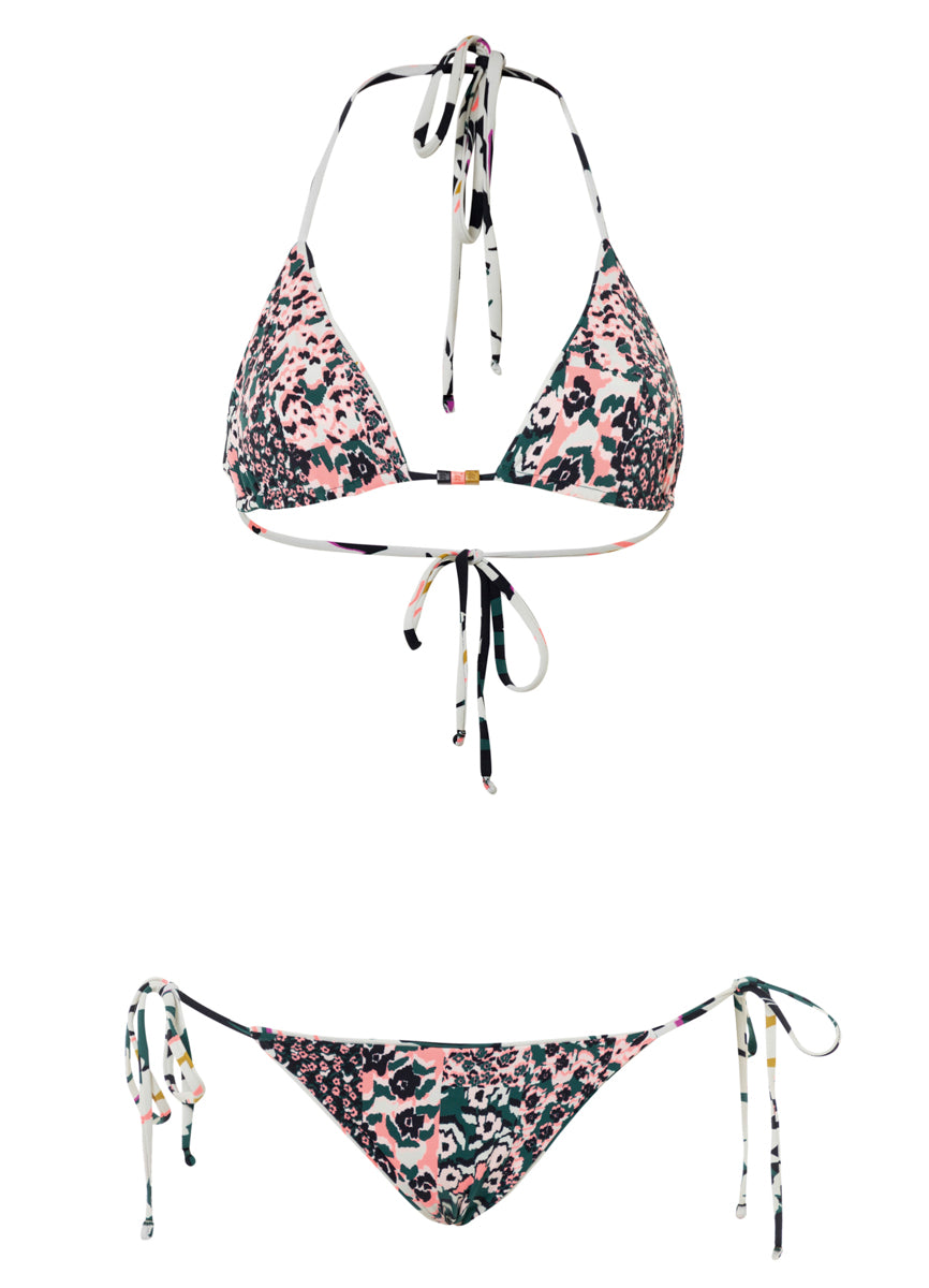 Maaji Tropical Leaves Balmy Sliding Triangle Bikini Top 8 Maaji Tropical Leaves Balmy Sliding Triangle Bikini Top