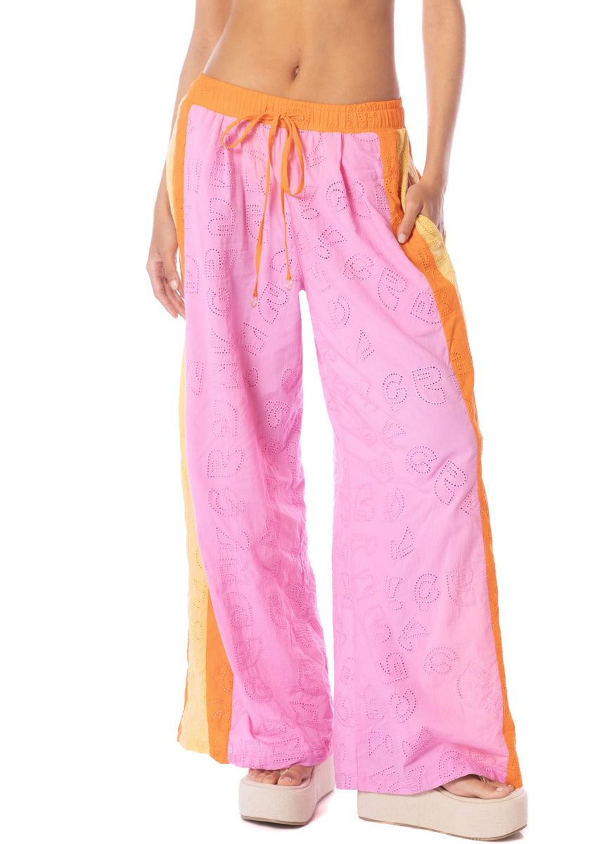 Maaji Strawberry Breeze Pintuck Pants 4 Maaji Strawberry Breeze Pintuck Pants