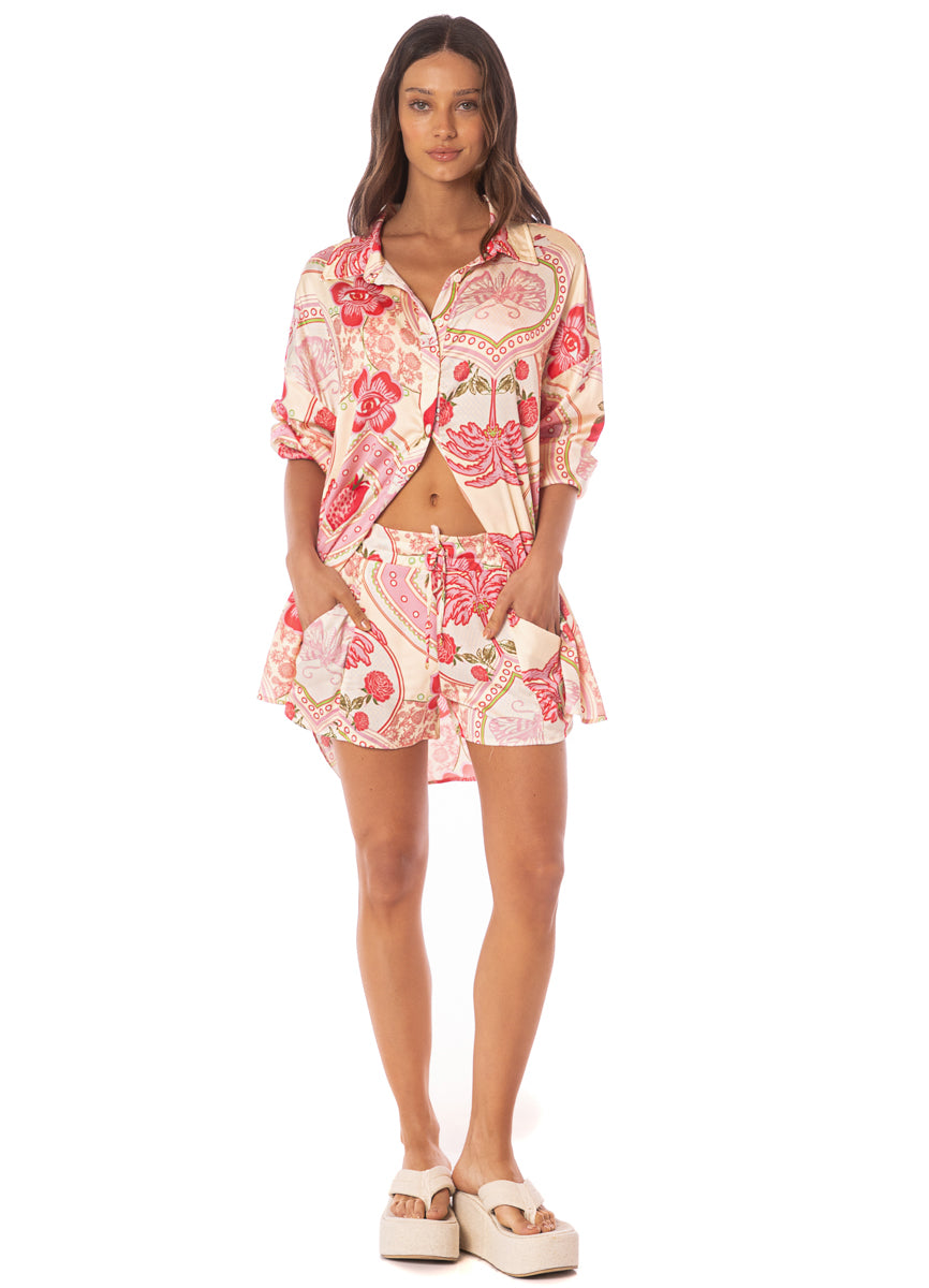 Maaji Strawberry Palm Dreambound Long Shirt 9 Maaji Strawberry Palm Dreambound Long Shirt