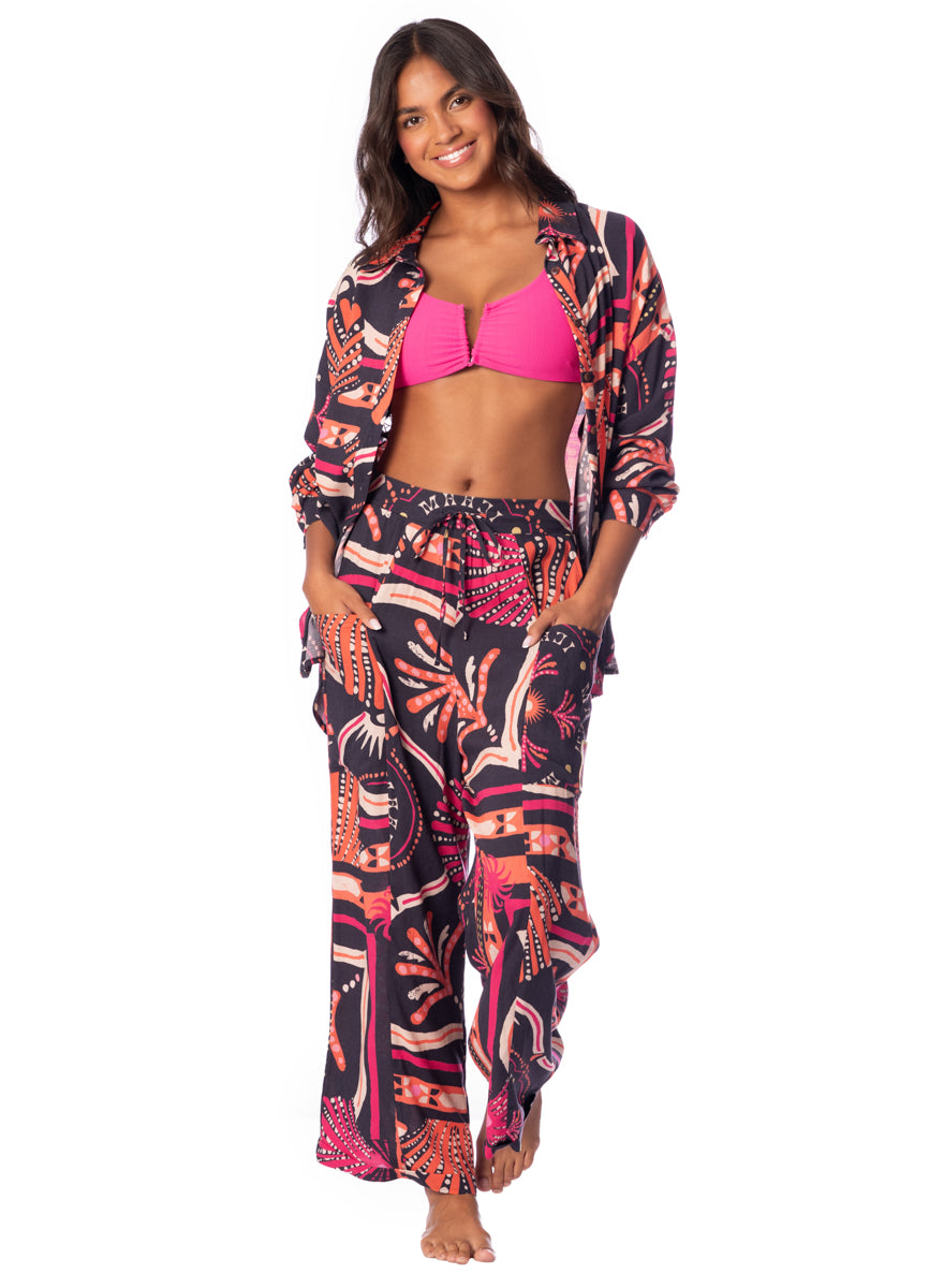 Maaji Shell Garden Manele Long Shirt 1 Maaji Shell Garden Manele Long Shirt