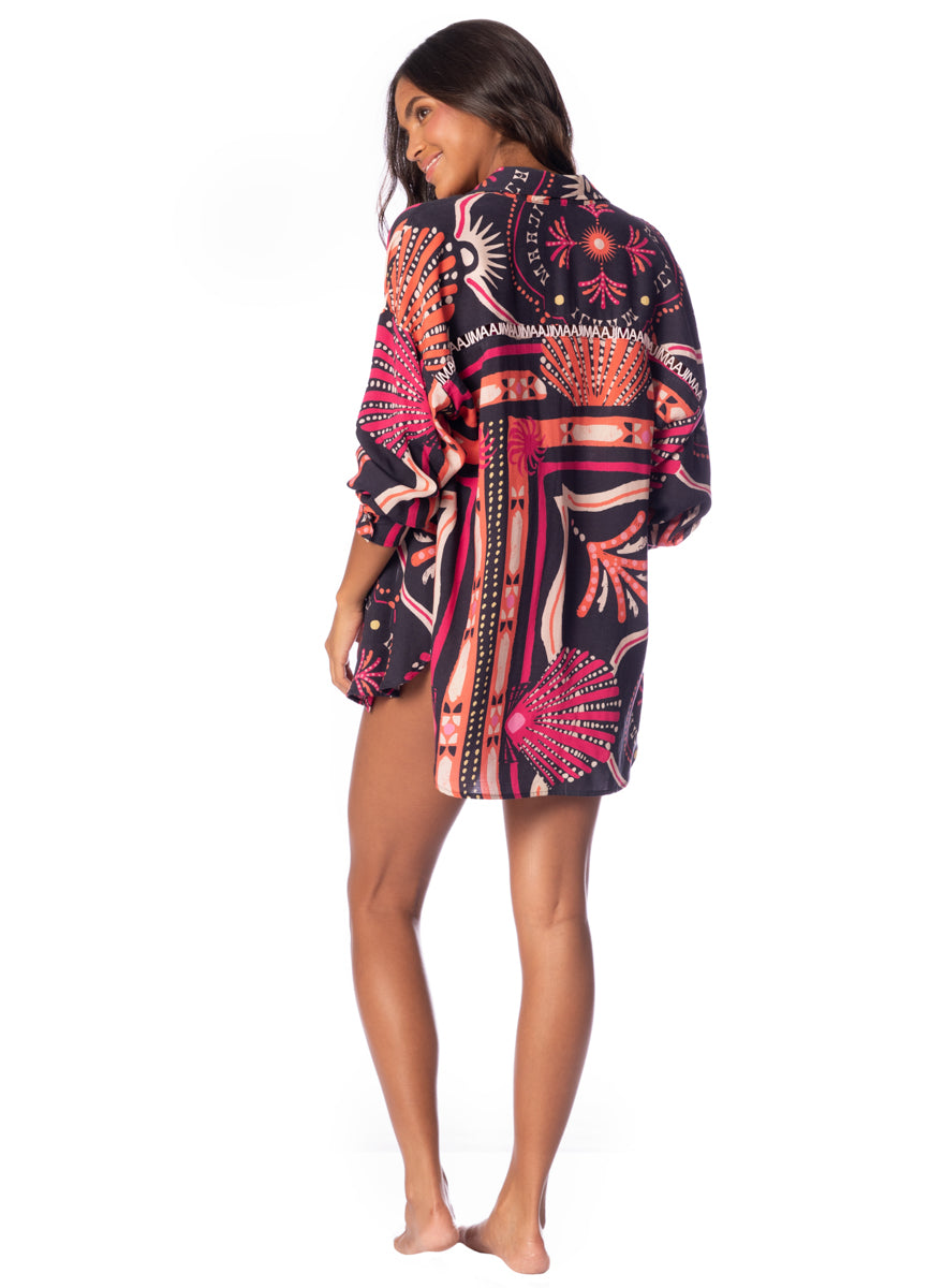 Maaji Shell Garden Manele Long Shirt 6 Maaji Shell Garden Manele Long Shirt