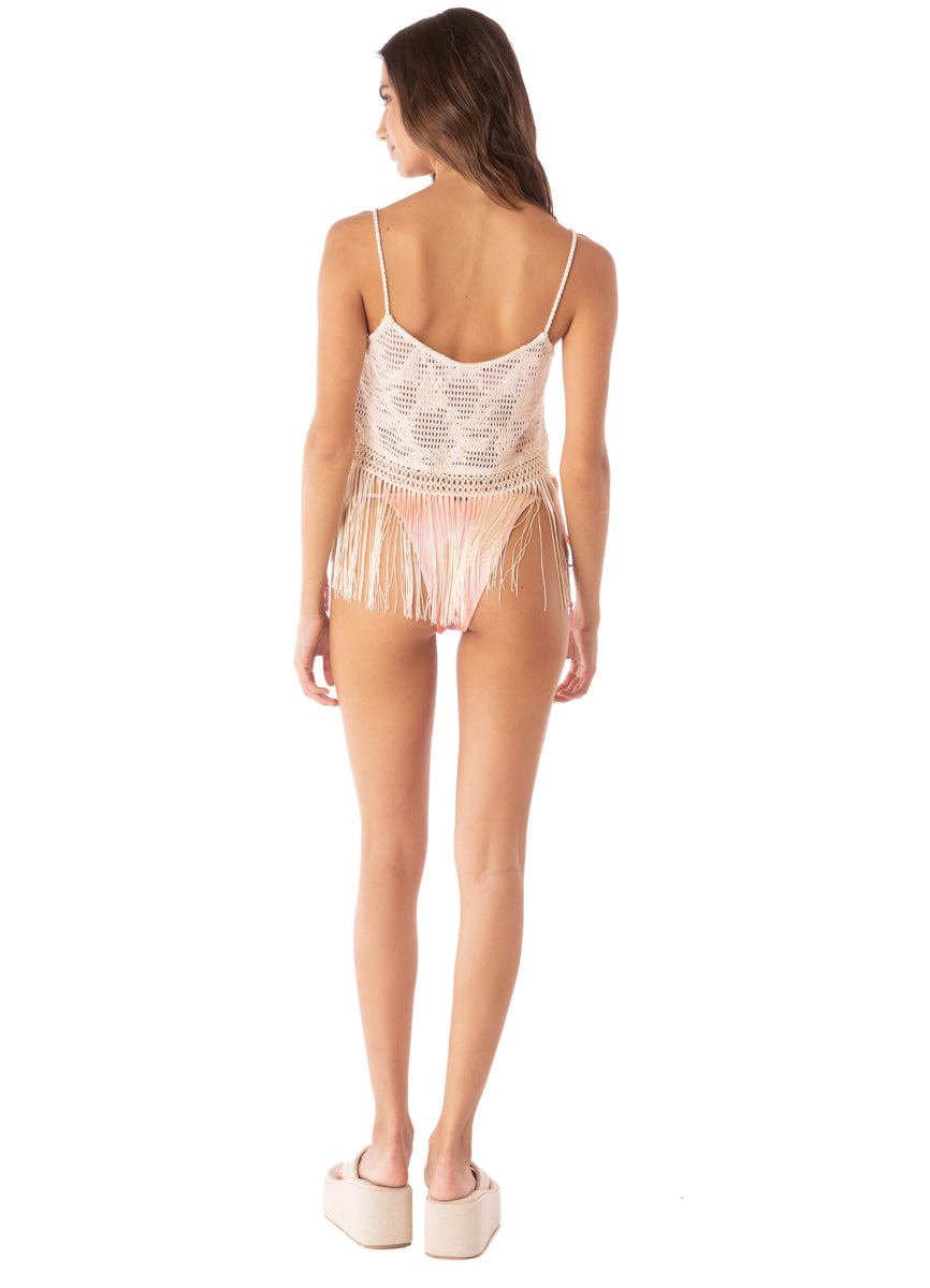 Maaji Creamy Boho Lace Jessa Beachwear Crop Top 6 Maaji Creamy Boho Lace Jessa Beachwear Crop Top