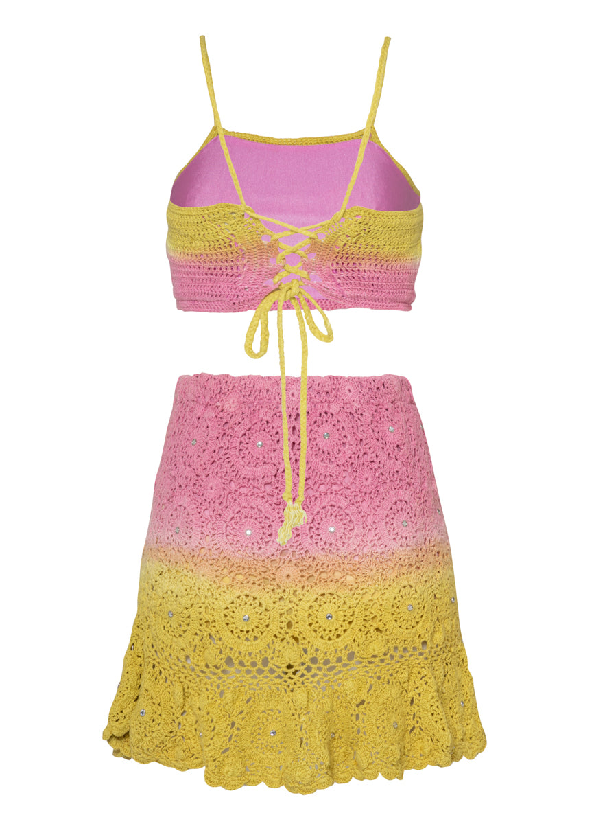 Maaji Rose Garden Crochet Abbie Beachwear Crop Top 8 Maaji Rose Garden Crochet Abbie Beachwear Crop Top