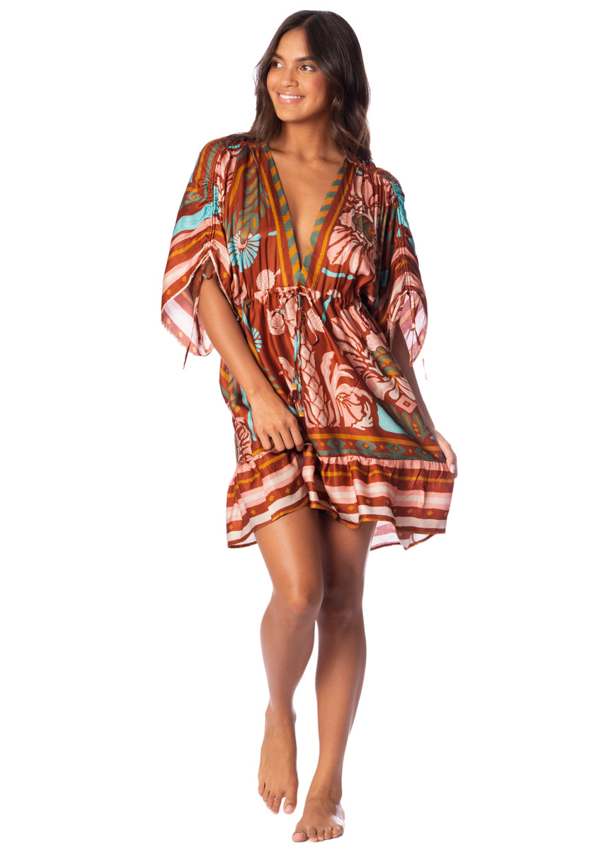 Maaji Garden Engraving Divinise Kaftan 1 Maaji Garden Engraving Divinise Kaftan
