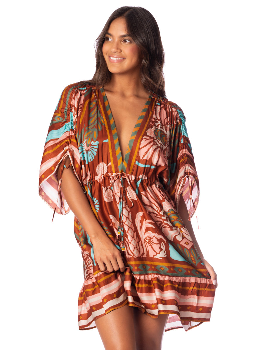 Maaji Garden Engraving Divinise Kaftan 3 Maaji Garden Engraving Divinise Kaftan