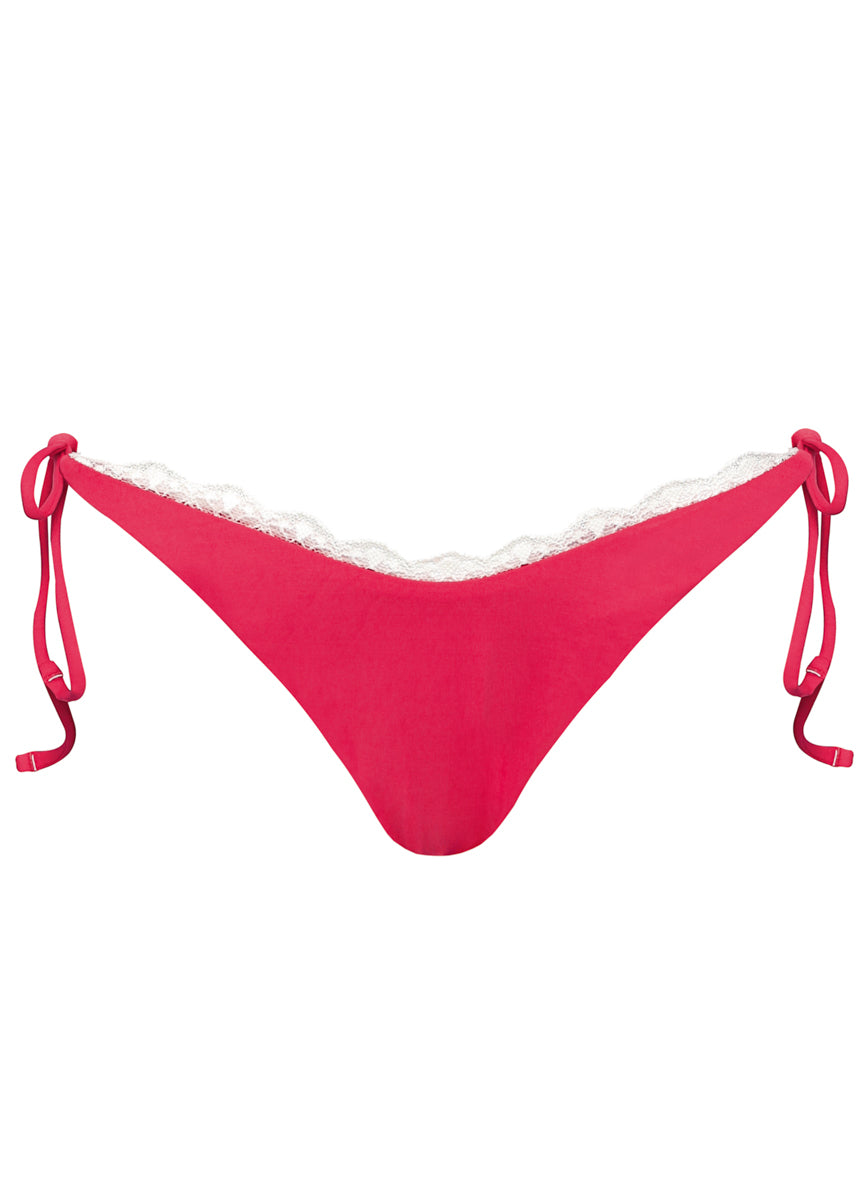 Maaji Cherry Crush Amaia Regular Rise Tie Side Bikini Bottom 10 Maaji Cherry Crush Amaia Regular Rise Tie Side Bikini Bottom