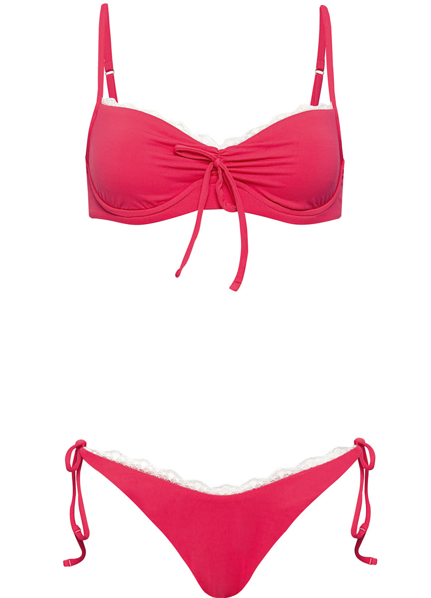 Maaji Cherry Crush Amaia Regular Rise Tie Side Bikini Bottom 12 Maaji Cherry Crush Amaia Regular Rise Tie Side Bikini Bottom