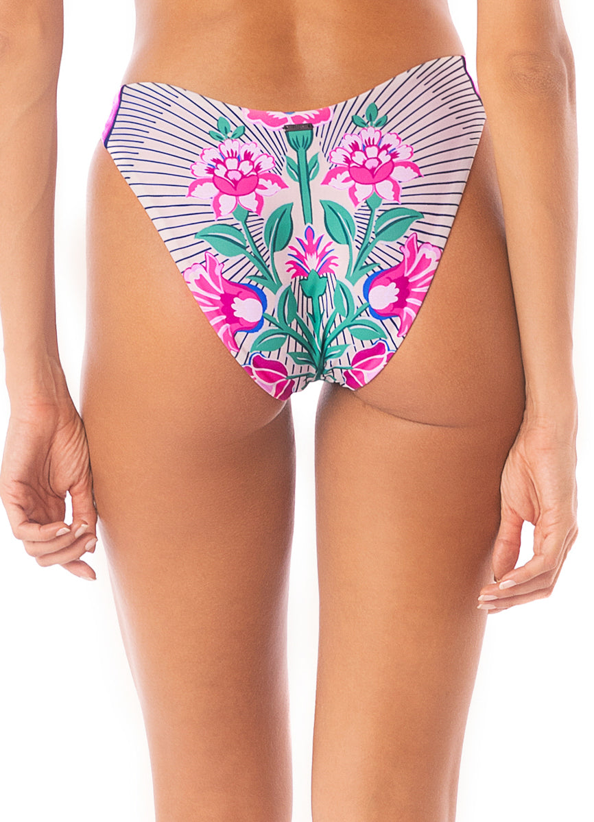 Maaji Cerise Bouquet Splendour Regular Rise Thin Side Bikini Bottom 4 Maaji Cerise Bouquet Splendour Regular Rise Thin Side Bikini Bottom