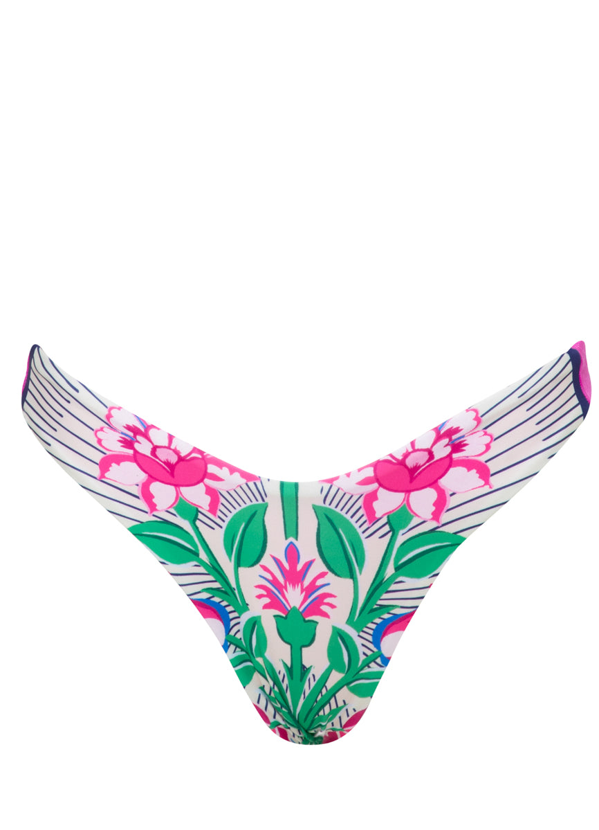 Maaji Cerise Bouquet Splendour Regular Rise Thin Side Bikini Bottom 6 Maaji Cerise Bouquet Splendour Regular Rise Thin Side Bikini Bottom