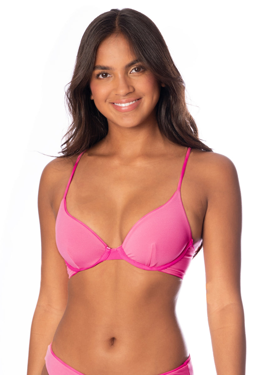 Maaji Radiant Pink Dainty Unmolded Underwire Bikini Top 5 Maaji Radiant Pink Dainty Unmolded Underwire Bikini Top