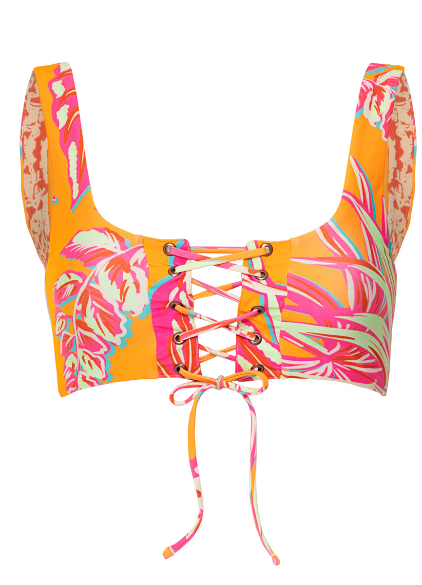 Maaji Jungle Groove Dazzle Lace Up Bralette Bikini Top 6 Maaji Jungle Groove Dazzle Lace Up Bralette Bikini Top