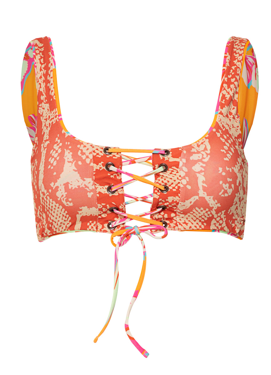 Maaji Jungle Groove Dazzle Lace Up Bralette Bikini Top 7 Maaji Jungle Groove Dazzle Lace Up Bralette Bikini Top