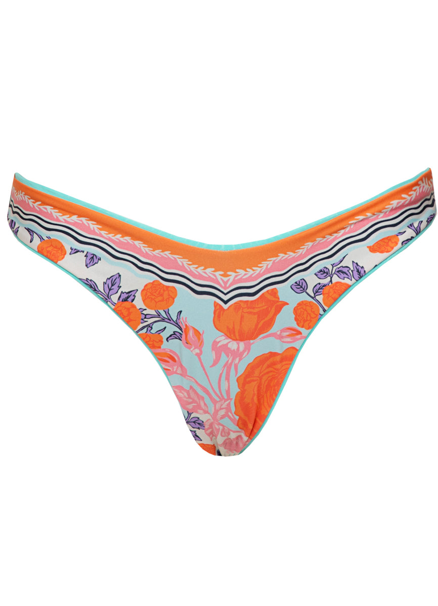 Maaji Sea Turquoise Splendour Regular Rise Thin Side Bikini Bottom 10 Maaji Sea Turquoise Splendour Regular Rise Thin Side Bikini Bottom