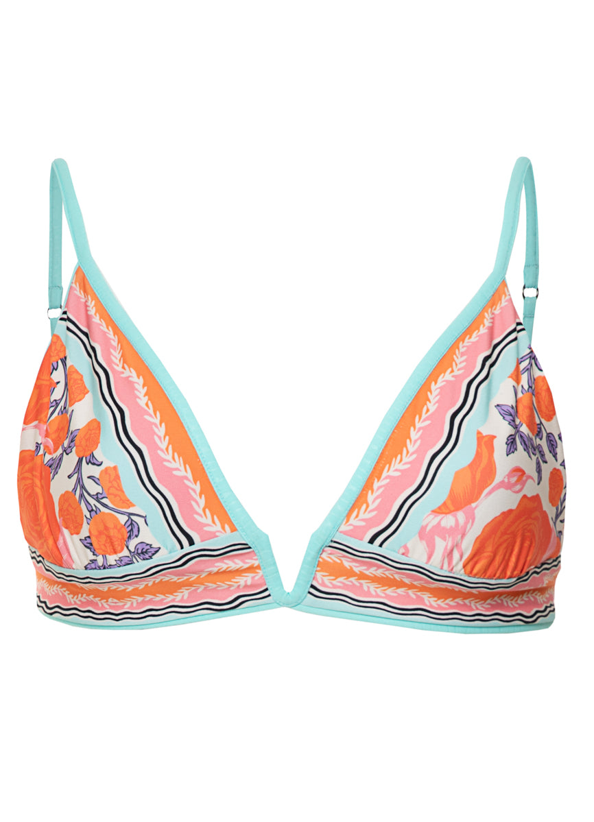 Maaji Sea Turquoise Paradiso Eyelet Long Line Triangle Bikini Top 10 Maaji Sea Turquoise Paradiso Eyelet Long Line Triangle Bikini Top