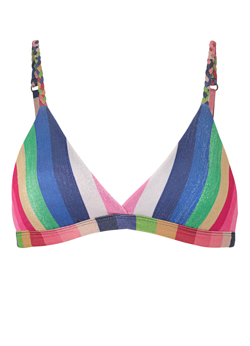 Maaji Candy Stripes Rasha Fixed Triangle Bikini Top 6 Maaji Candy Stripes Rasha Fixed Triangle Bikini Top