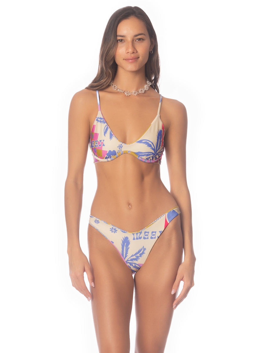 Maaji Periwinkle Palms Irene Unmolded Underwire Bikini Top 2 Maaji Periwinkle Palms Irene Unmolded Underwire Bikini Top