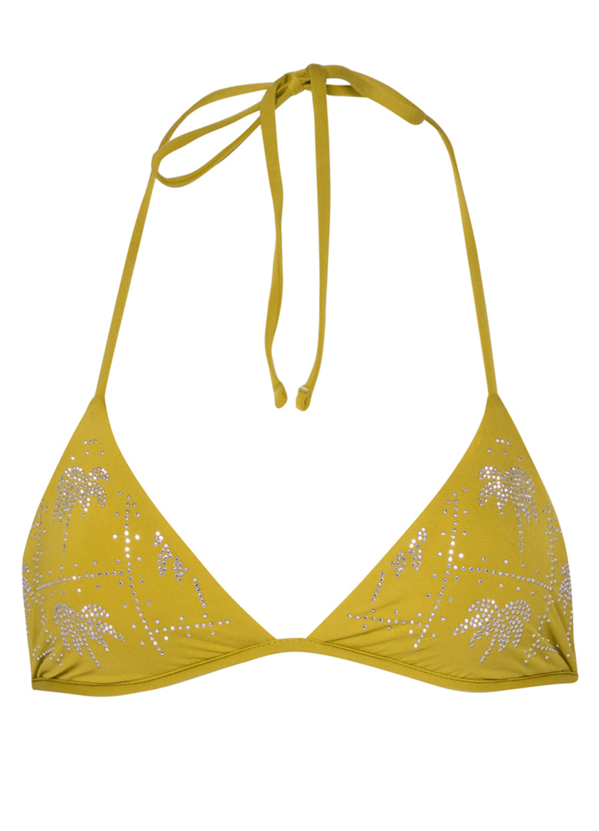 Maaji Olive Palmetto Balminess Fixed Triangle Bikini Top 6 Maaji Olive Palmetto Balminess Fixed Triangle Bikini Top