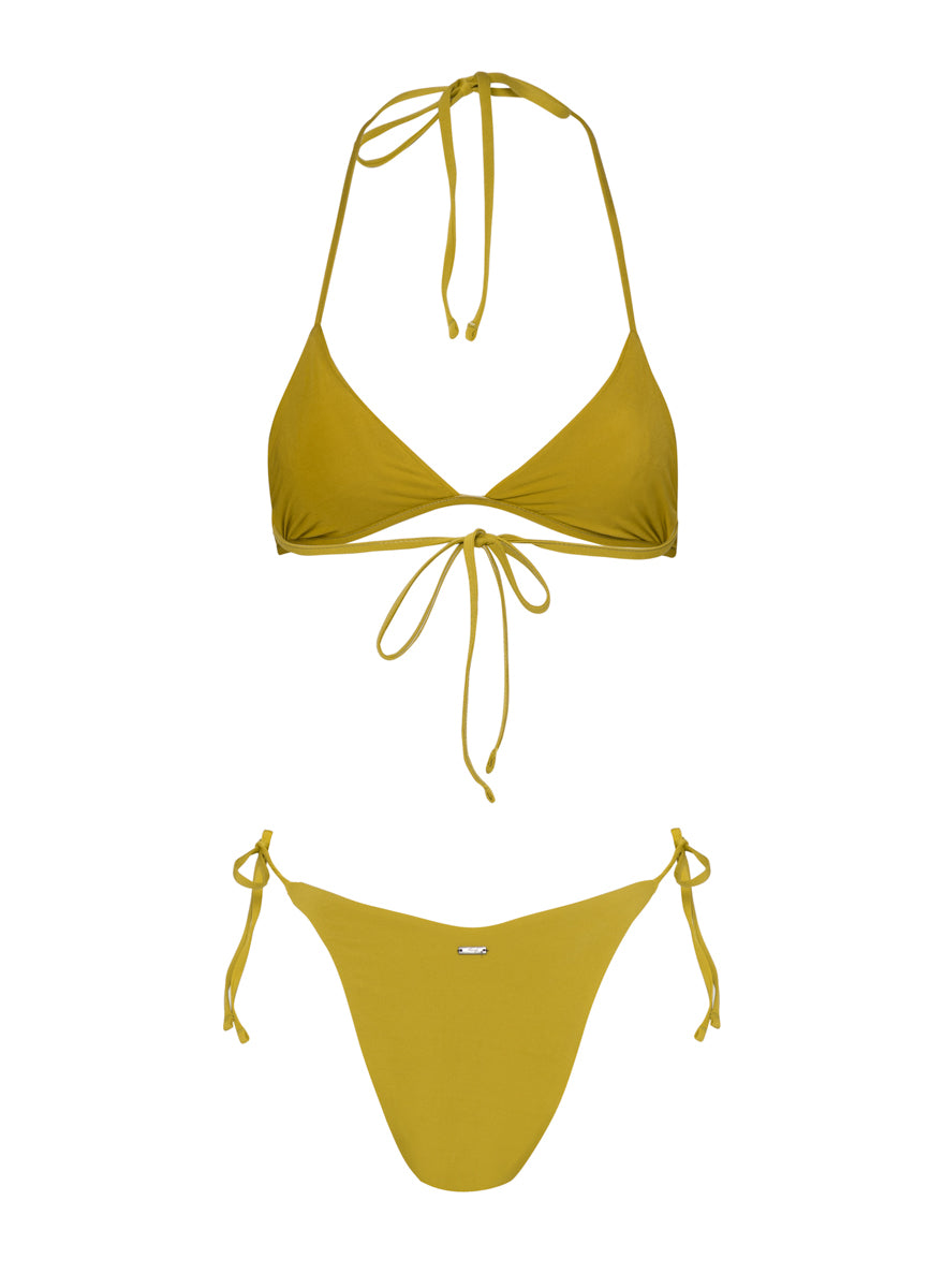 Maaji Olive Palmetto Balminess Fixed Triangle Bikini Top 9 Maaji Olive Palmetto Balminess Fixed Triangle Bikini Top