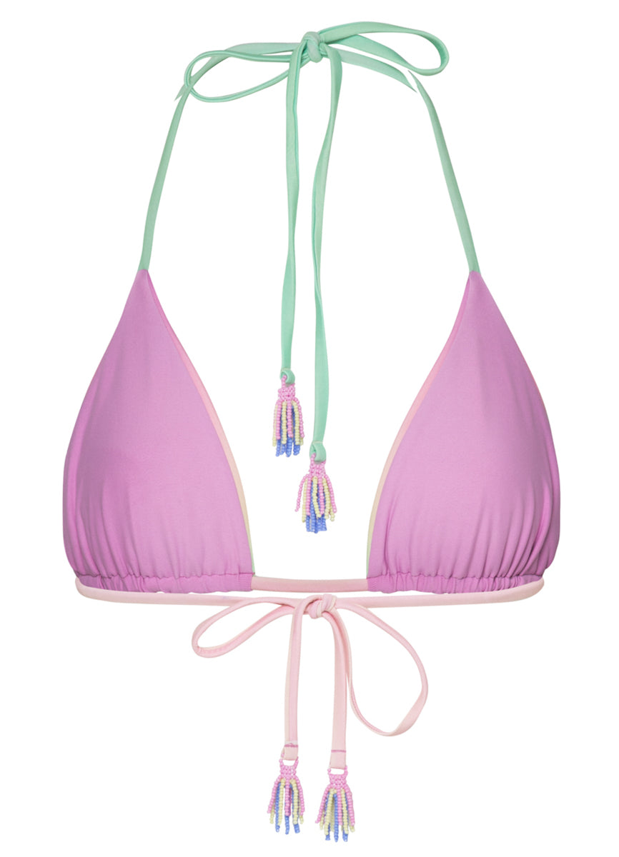 Maaji Candy Palms Balmy Sliding Triangle Bikini Top 8 Maaji Candy Palms Balmy Sliding Triangle Bikini Top