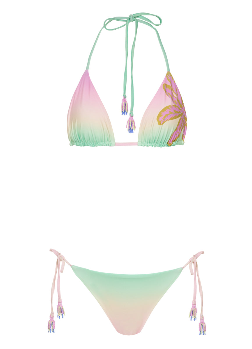 Maaji Candy Palms Balmy Sliding Triangle Bikini Top 9 Maaji Candy Palms Balmy Sliding Triangle Bikini Top