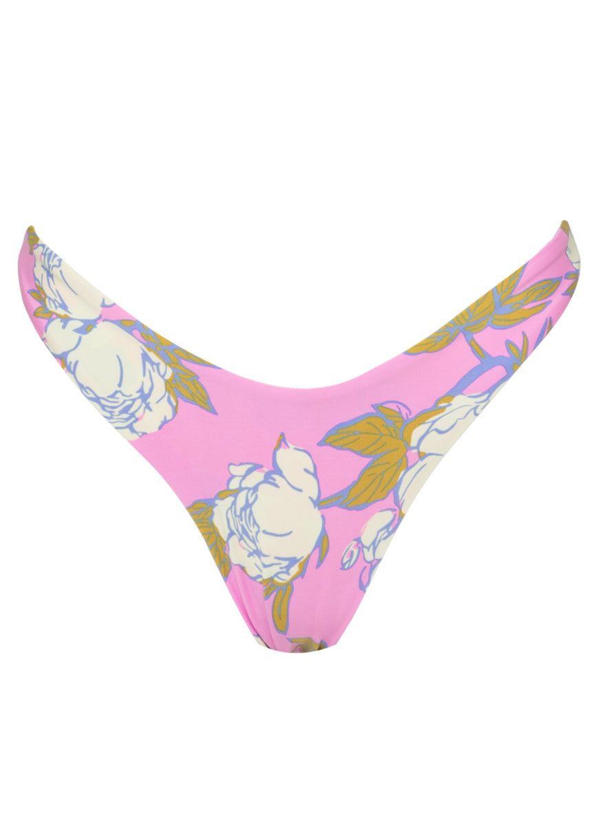 Maaji Pink Fiore Splendour Regular Rise Thin Side Bikini Bottom 6 Maaji Pink Fiore Splendour Regular Rise Thin Side Bikini Bottom
