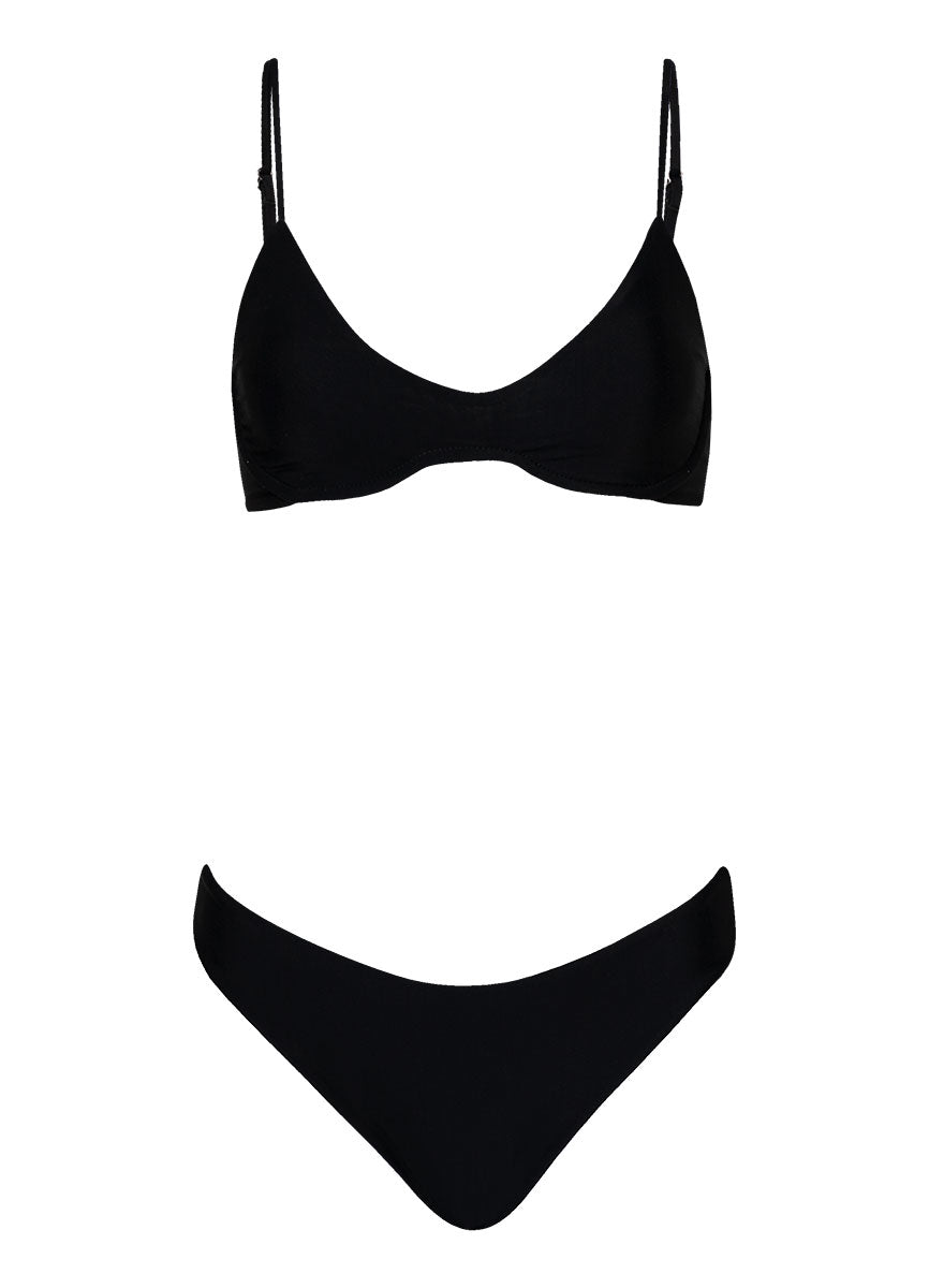 Maaji Noir Black Irene Unmolded Underwire Bikini Top 9 Maaji Noir Black Irene Unmolded Underwire Bikini Top
