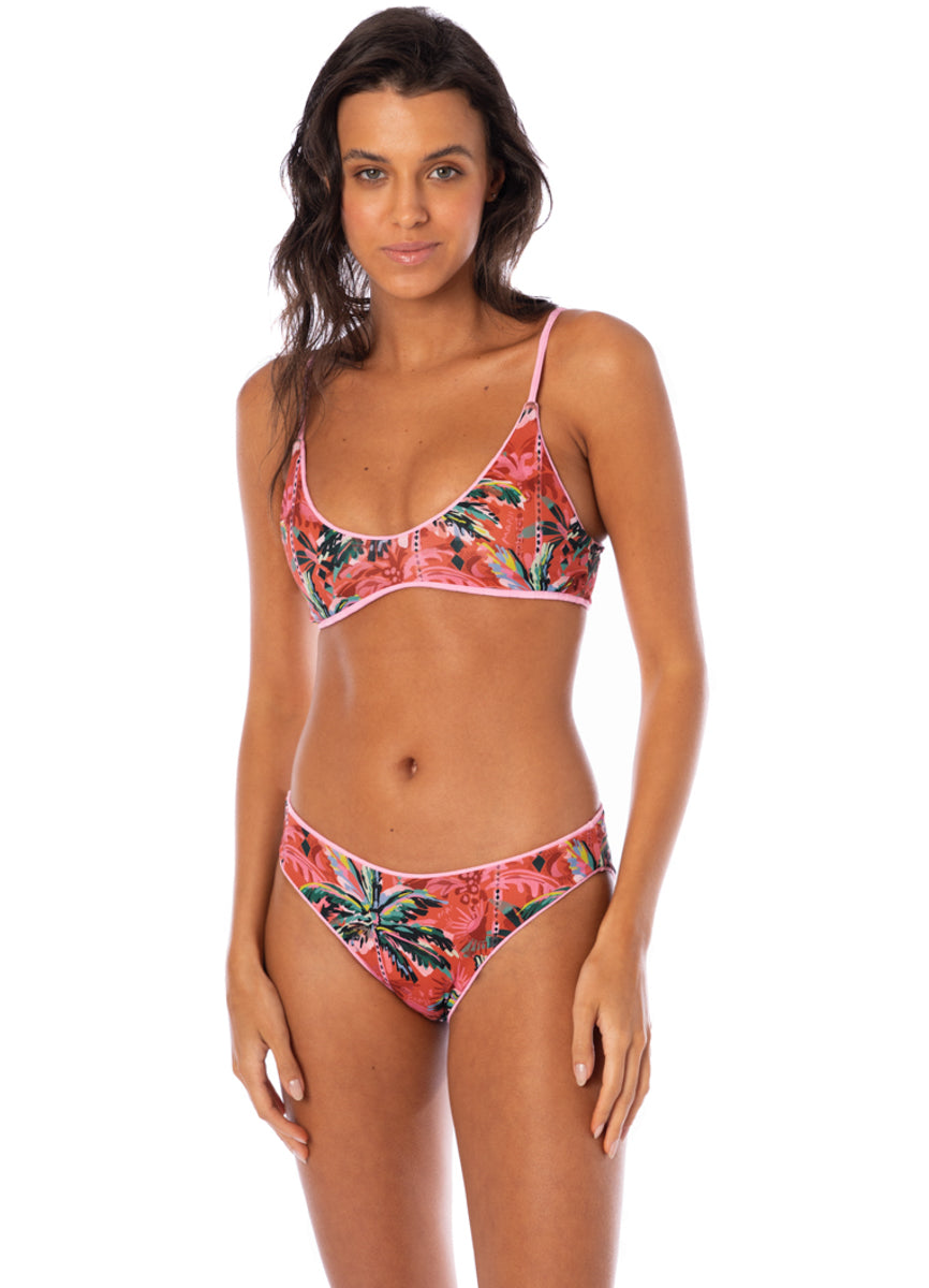 Maaji Blush Rose Liberties Classic Bralette Bikini Top 2 Maaji Blush Rose Liberties Classic Bralette Bikini Top