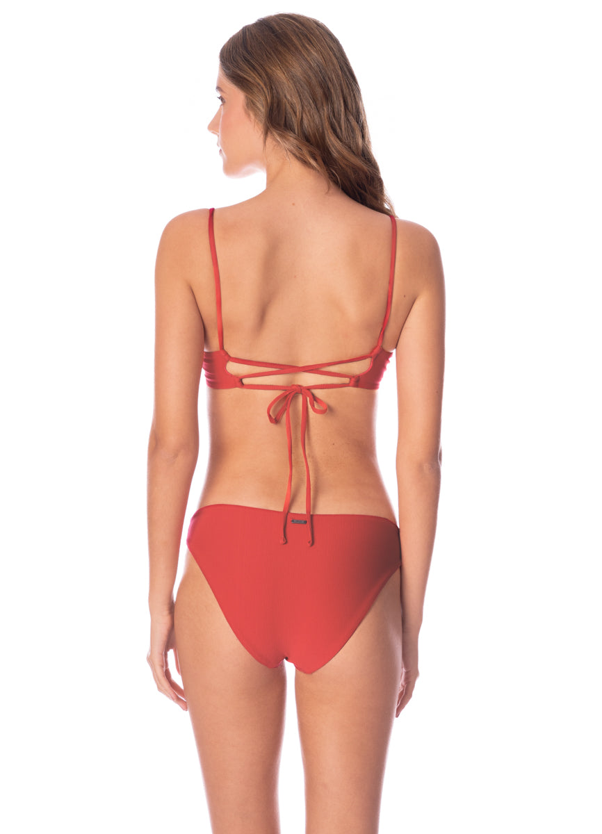 Maaji Red Camelia Dainty Unmolded Underwire Bikini Top 2 Maaji Red Camelia Dainty Unmolded Underwire Bikini Top