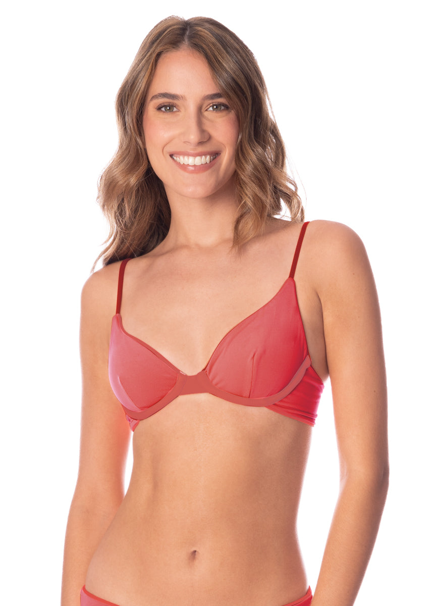 Maaji Red Camelia Dainty Unmolded Underwire Bikini Top 6 Maaji Red Camelia Dainty Unmolded Underwire Bikini Top