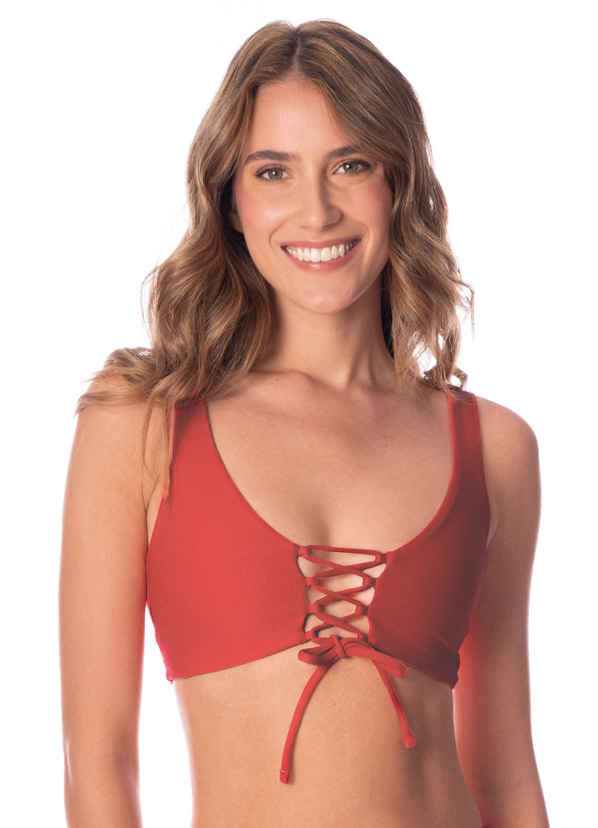 Maaji Red Camelia Allure Long Line Triangle Bikini Top 5 Maaji Red Camelia Allure Long Line Triangle Bikini Top