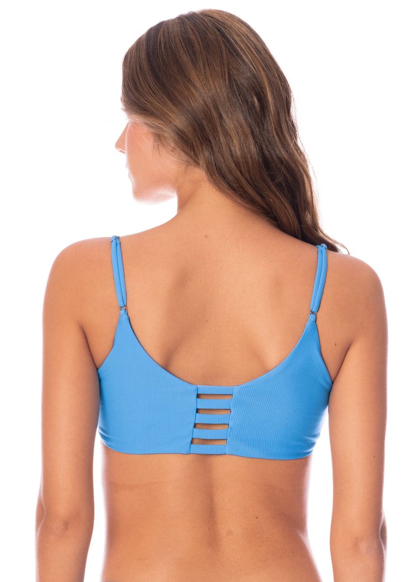 Maaji Stone Blue Praia Classic Bralette Bikini Top 4 Maaji Stone Blue Praia Classic Bralette Bikini Top