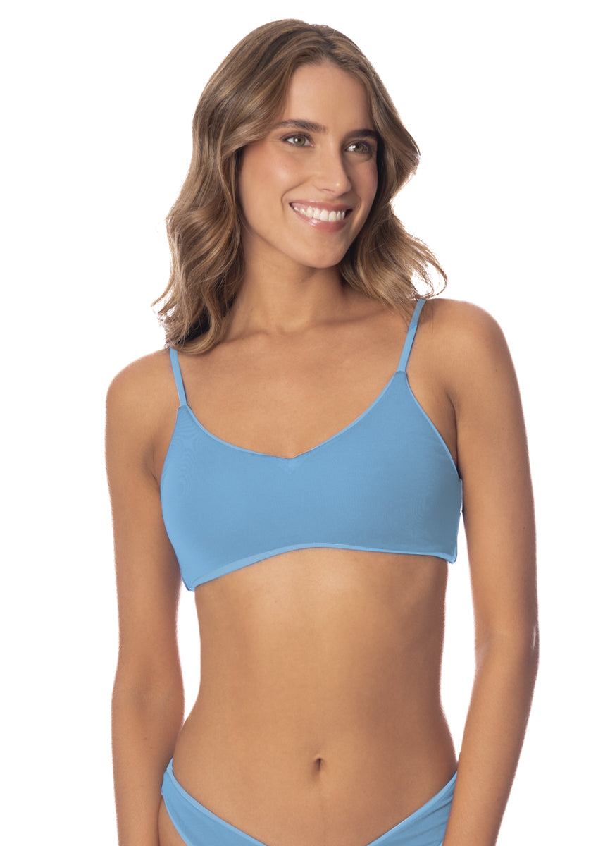 Maaji Stone Blue Praia Classic Bralette Bikini Top 6 Maaji Stone Blue Praia Classic Bralette Bikini Top