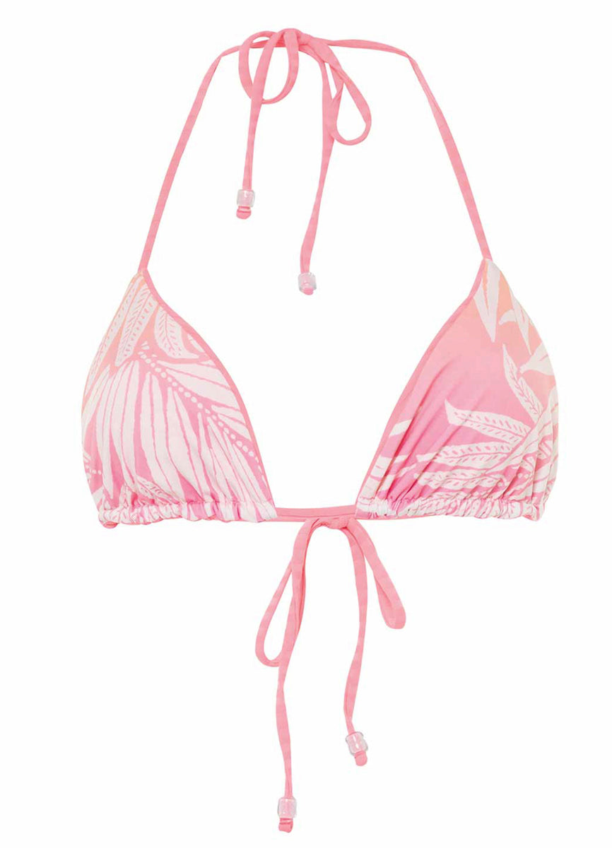 Maaji Sea Pink Balmy Sliding Triangle Bikini Top 8 Maaji Sea Pink Balmy Sliding Triangle Bikini Top
