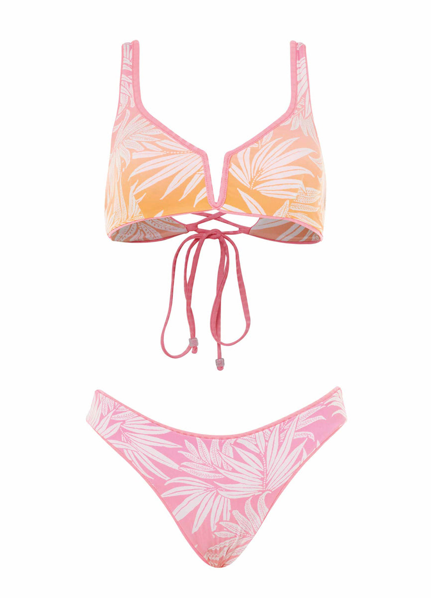 Maaji Sea Pink Victoria V Wire Bralette Bikini Top 2 Maaji Sea Pink Victoria V Wire Bralette Bikini Top