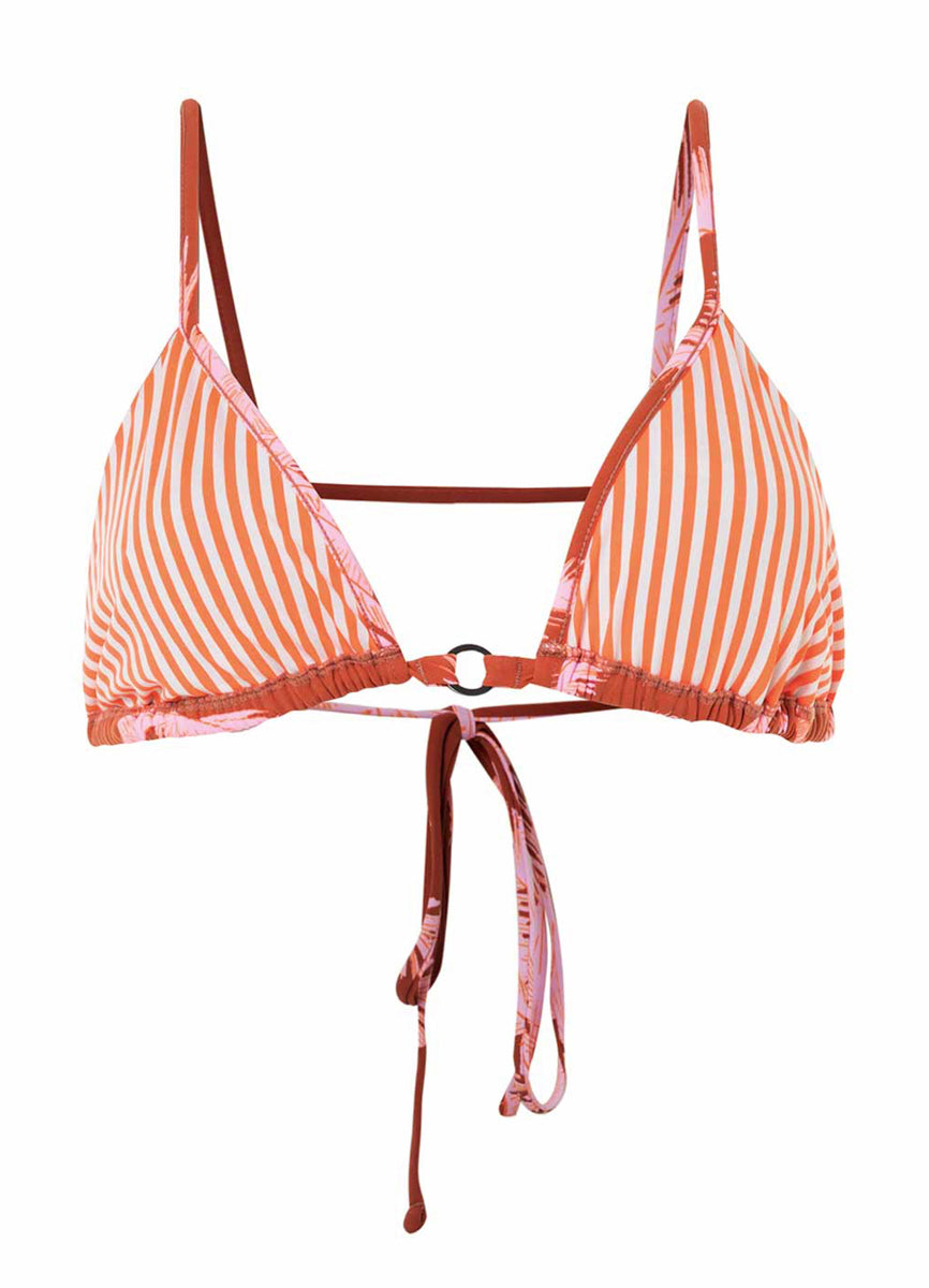 Maaji Darkred Palms Arabelle Sliding Triangle Bikini Top 6 Maaji Darkred Palms Arabelle Sliding Triangle Bikini Top
